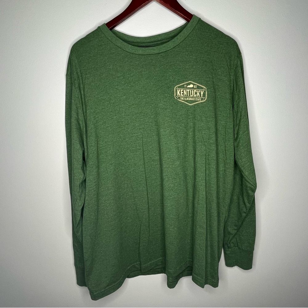Evergreen State of Mind‎ 1792 Kentucky State Bluegrass long sleeved tee t shirt